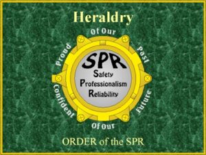 A graphic representing the NPMC Order of the SPR, a prestigious group of highly qualified fuel industry personnel